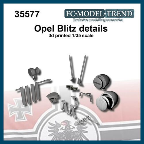 35577 Opel Blitz detalles, 1/35