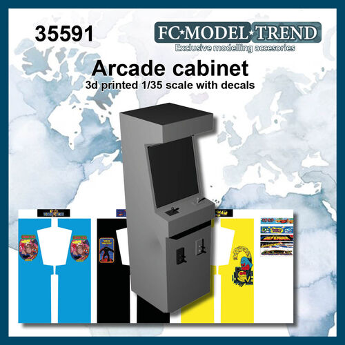 35591 Arcade cabinet, 1/35 scale