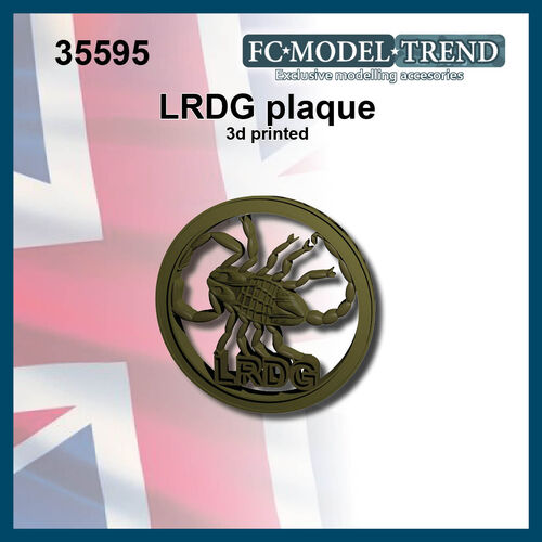 35595 LRDG plaque