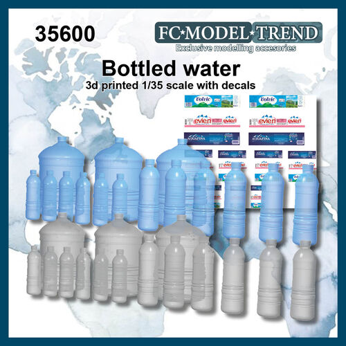 35600 Bottles water, 1/35 scale