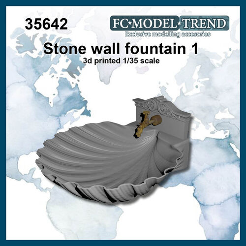 35642 Wall fountain 1. 1/35 scale.