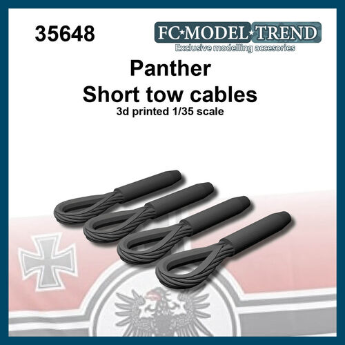 35648 Cable de arrastre corto Panther Ausf. A/D, escala 1/35