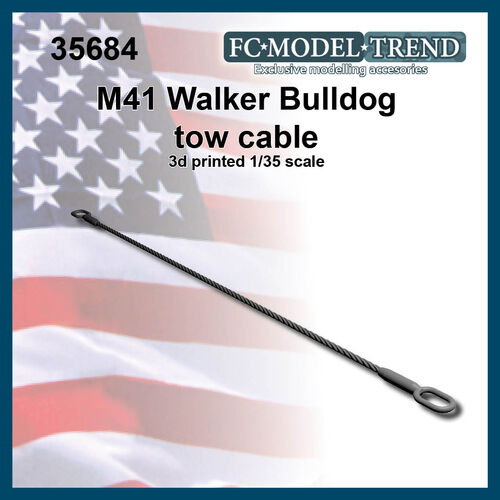 35684 Cable de arrastre para el M-41 Walker Bulldog, escala 1/35
