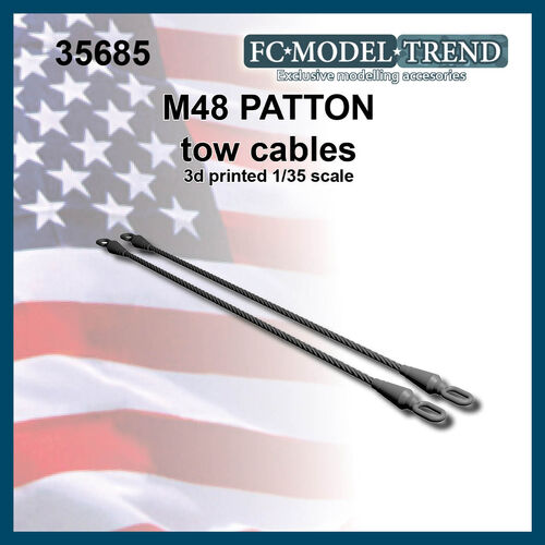 35685 Cables de arrastre para el M-48 Patton, escala 1/35