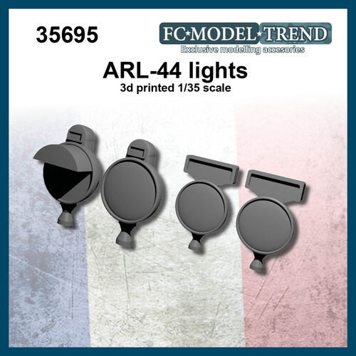 35695 ARL-44 tank lights, 1/35 scale