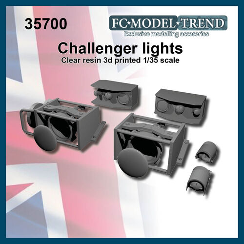 35700 Challenger I MBT luces, escala 1/35