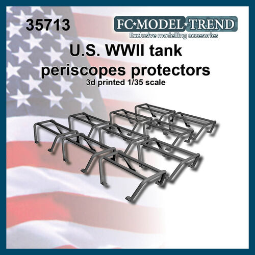 35713 Protectores de periscopios USA WWII, escala 1/35