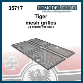 35717 Tiger grilles, 1/35 scale.
