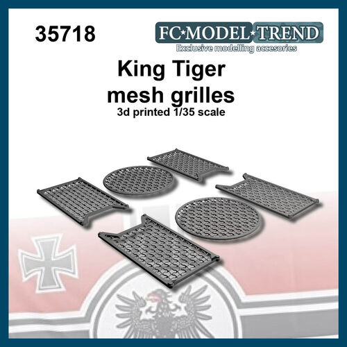 35718 King tiger/Jagdtiger grilles, 1/35 scale