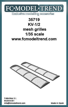 35719 KV1/2 rejillas. Escala 1/35