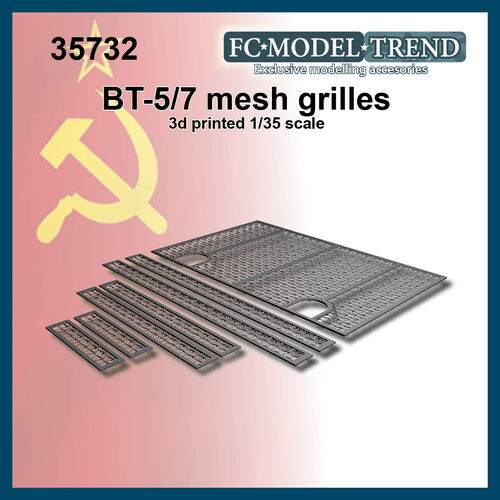 35732 Bt-5 grille, 1/35 scale.