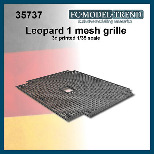 35737 Leopard 1A3 rear grille, 1/35 scale