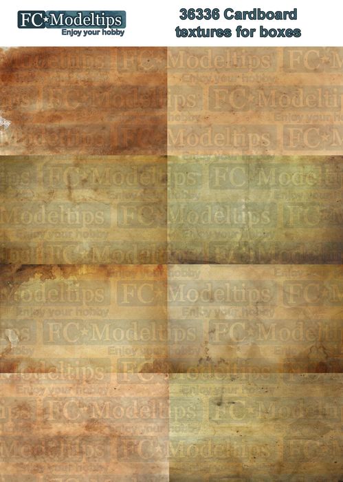 36336 Cardboard textures for generic boxes