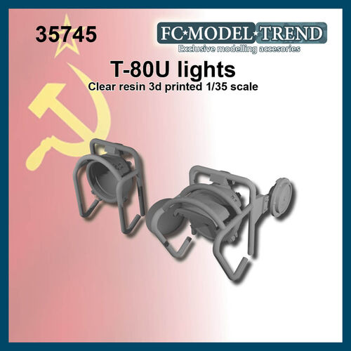 35745 T-80 lights, 1/35 scale