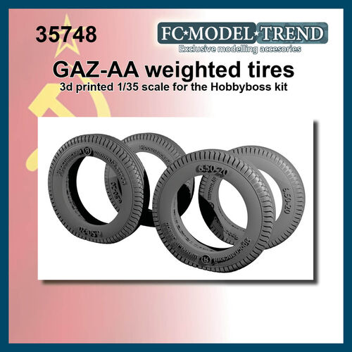 35748 GAZ AA, weighted tires, 1/35 scale.