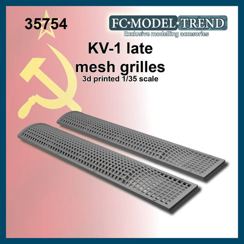 35754 KV1/2 rejillas modelo tardo, escala 1/35