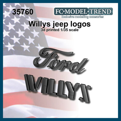 35760 Jeep logos, escala 1/35