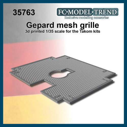 35763 Gepard AA mesh grille, 1/35 scale