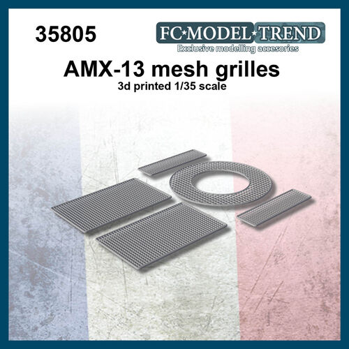 35805 AMX-13 engine cover meshes, 1/35 scale