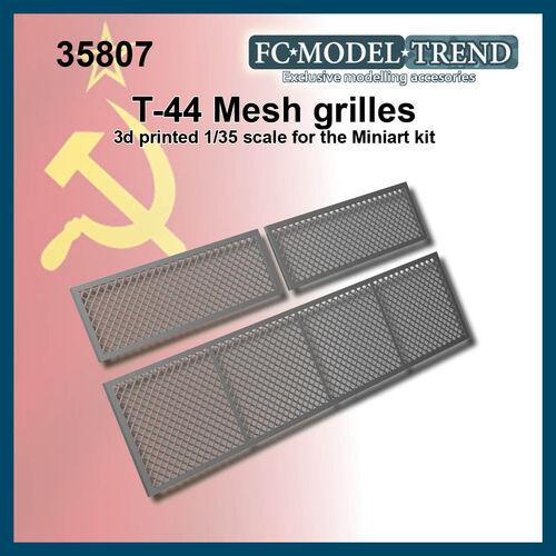 35807 T-44 engine cover meshes, 1/35 scale