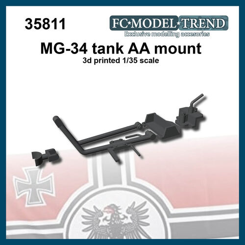 35811 Montante AA para MG-34 en tanques, escala 1/35