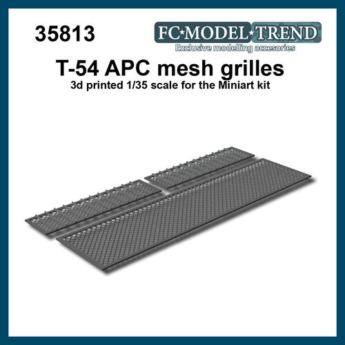 35813 T-54 APC engine cover meshes, 1/35 scale