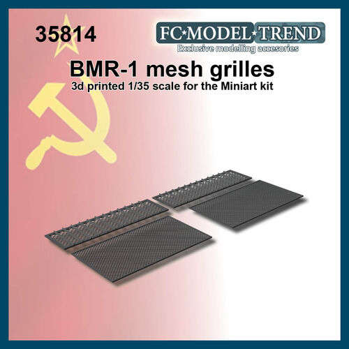 35814 BMR-1 engine cover grilles, 1/35 scale