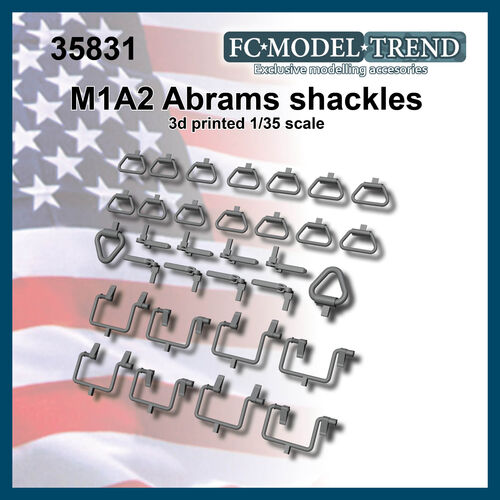 35831 M1 Abrams, tiradores y palancas, escala 1/35