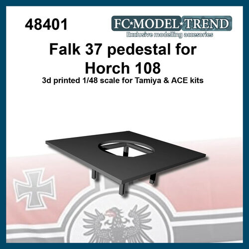 48401 Pedestal para Horch 108 & Flak 38, escala 1/48