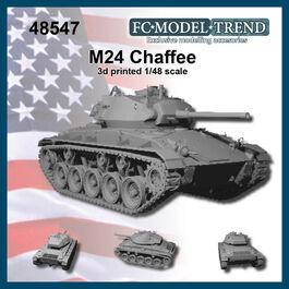 48547B M24 Chaffee, 1/48 scale.