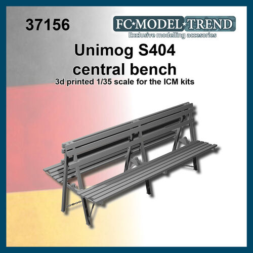 37156 Unimog S404 banco central, escala 1/35.