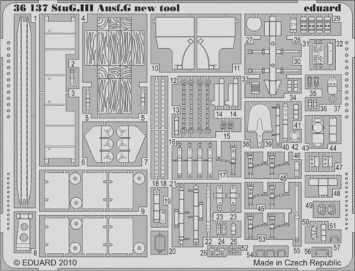 OE36137 Stug III Ausf G new tool, 1/35 scale, Eduard PE.