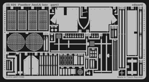 OE35926 Panther Ausf G late, 1/35 scale, Eduard PE-
