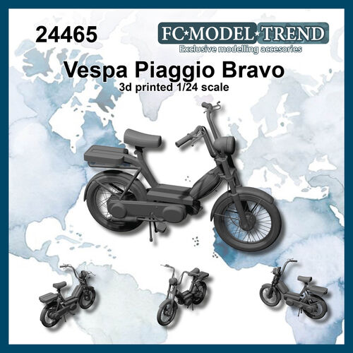 24465 Vespa Piaggio Bravo, escala 1/24.