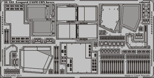 OE36183 Leopard 2A6M CDN boxes HOBBY BOSS, 1/35 scale.