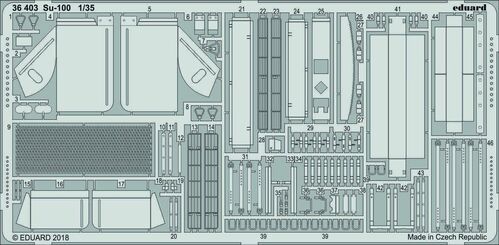 OE36403 Su-100 ZVEZDA Scale: 1:35