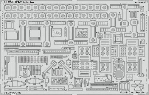 OE36253  BT-7 interior TAMIYA Scale: 1:35