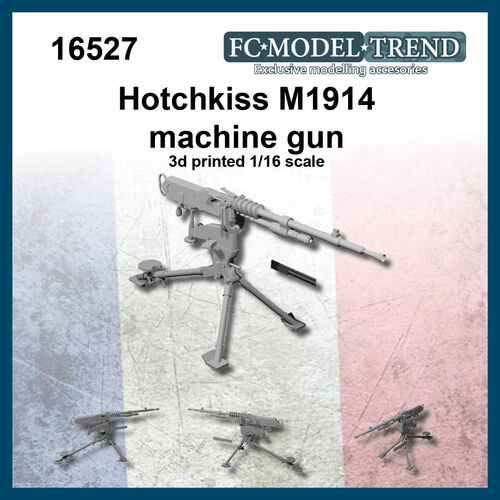 16527 Hotchkiss M1914 machine gun ,1/16 scale.