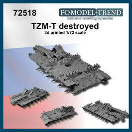 72518 TZM-T wreck, 1/72 scale.