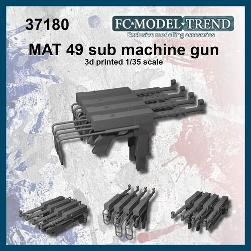 37180 MAT-49 sub machine gun, escala 1/35.
