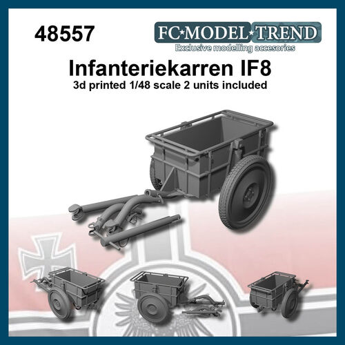48557 Infanteriekarren IF8, escala 1/48.