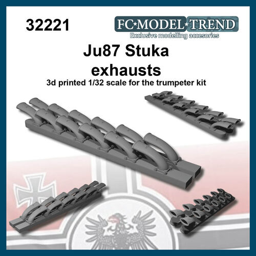 32221 Ju87 Stuka, escapes, escala 1/32.