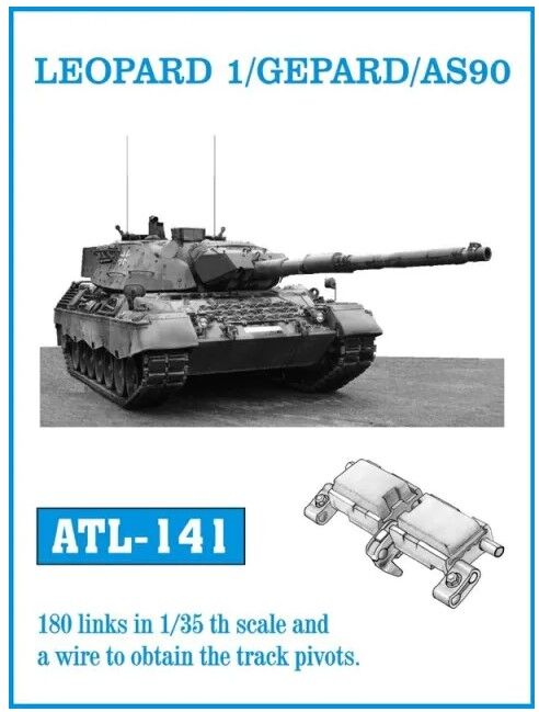 OF141 Leopard 1 / GEPARD / AS90 Single track link Friulmodel | No. ATL-141 | 1:35