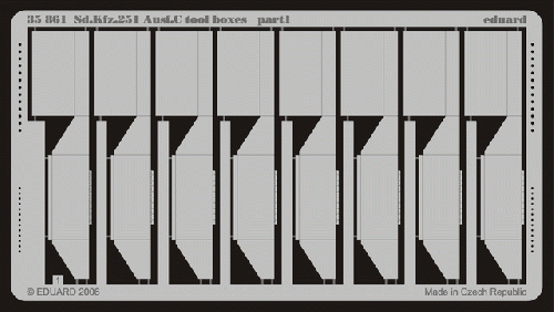 OE35861 Eduard 35861 Sd. Kfz.251 Ausf. C tool boxes DRAGON 1/35 scale.