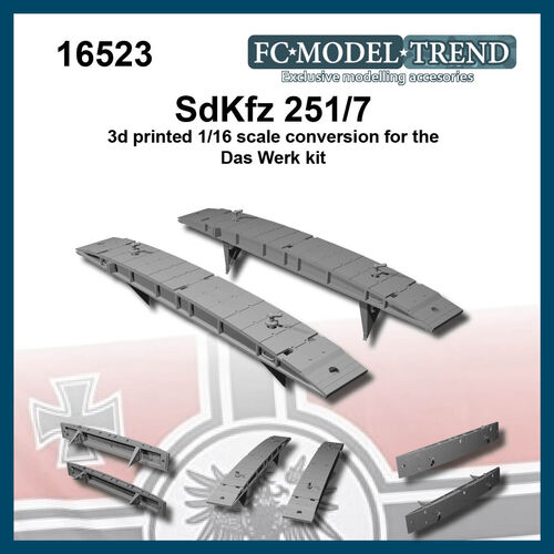16523 Sdkfz 251/7 Escala 1/16.