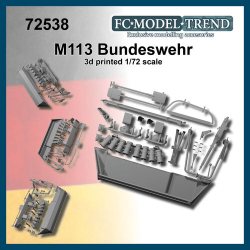 72538 M113 Bundeswehr, escala 1/72.