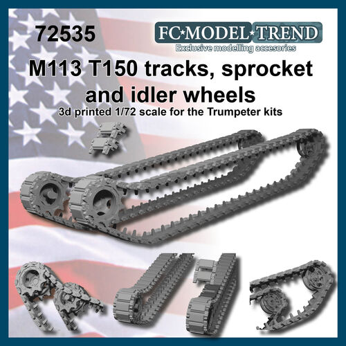 72535 M113 T150 tracks, escala 1/72.