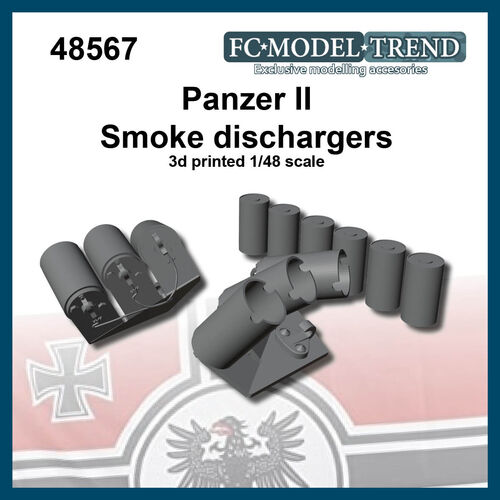 48567 Panzer III/Stug III smoke dischargers, 1/48 scale.