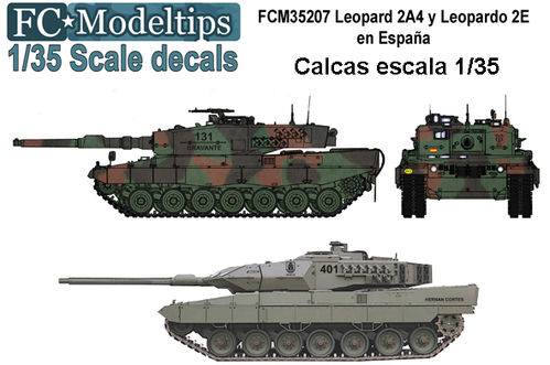 C35206 Spanish Leopard 2A4 and Leopardo 2E