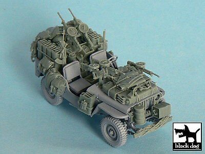 OBDT48043 lack dog SAS Jeep North Africa, a/48 scale.